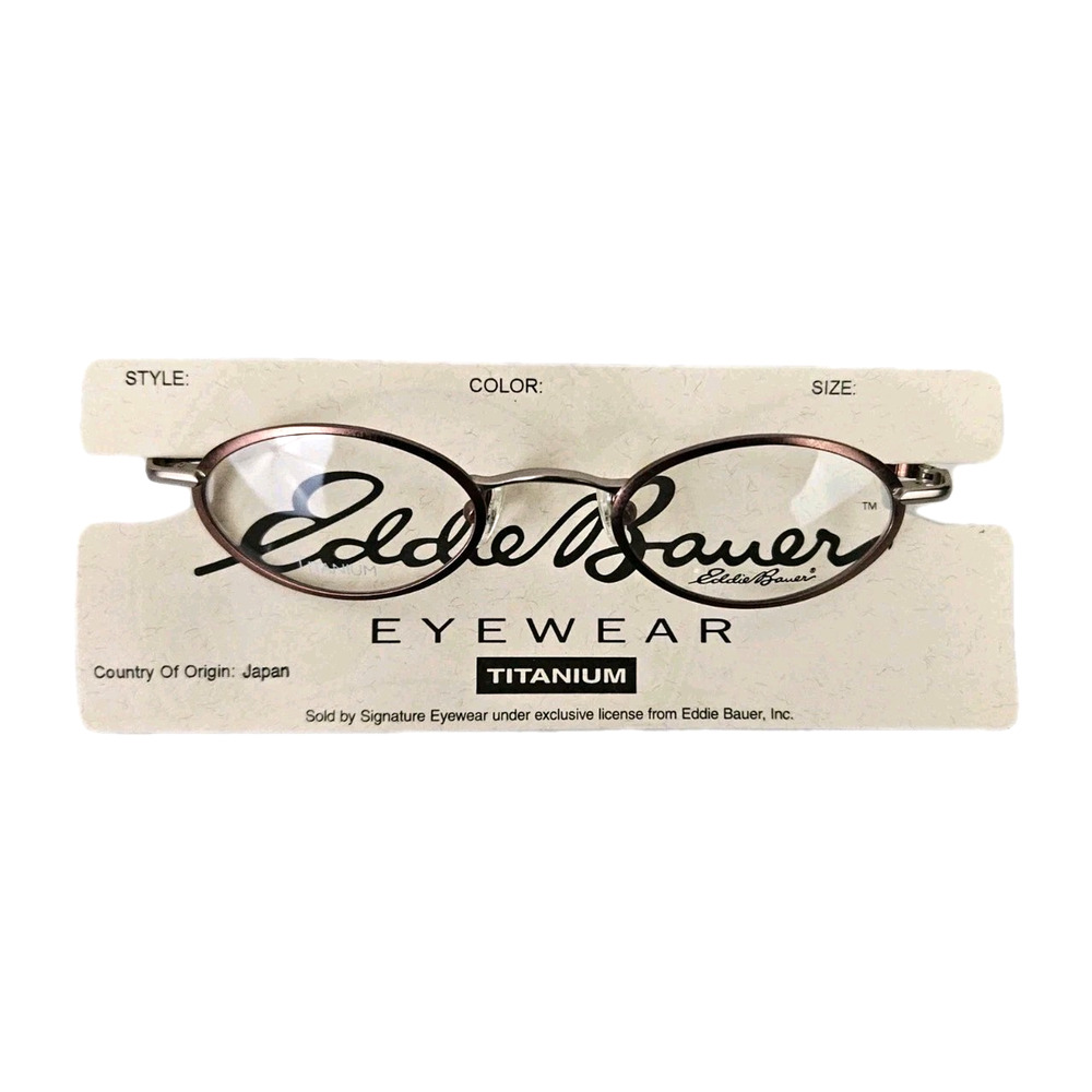 Vintage Eddie Bauer Park City Eyeglasses Frame Size 45 20 140 Full Rim Japan